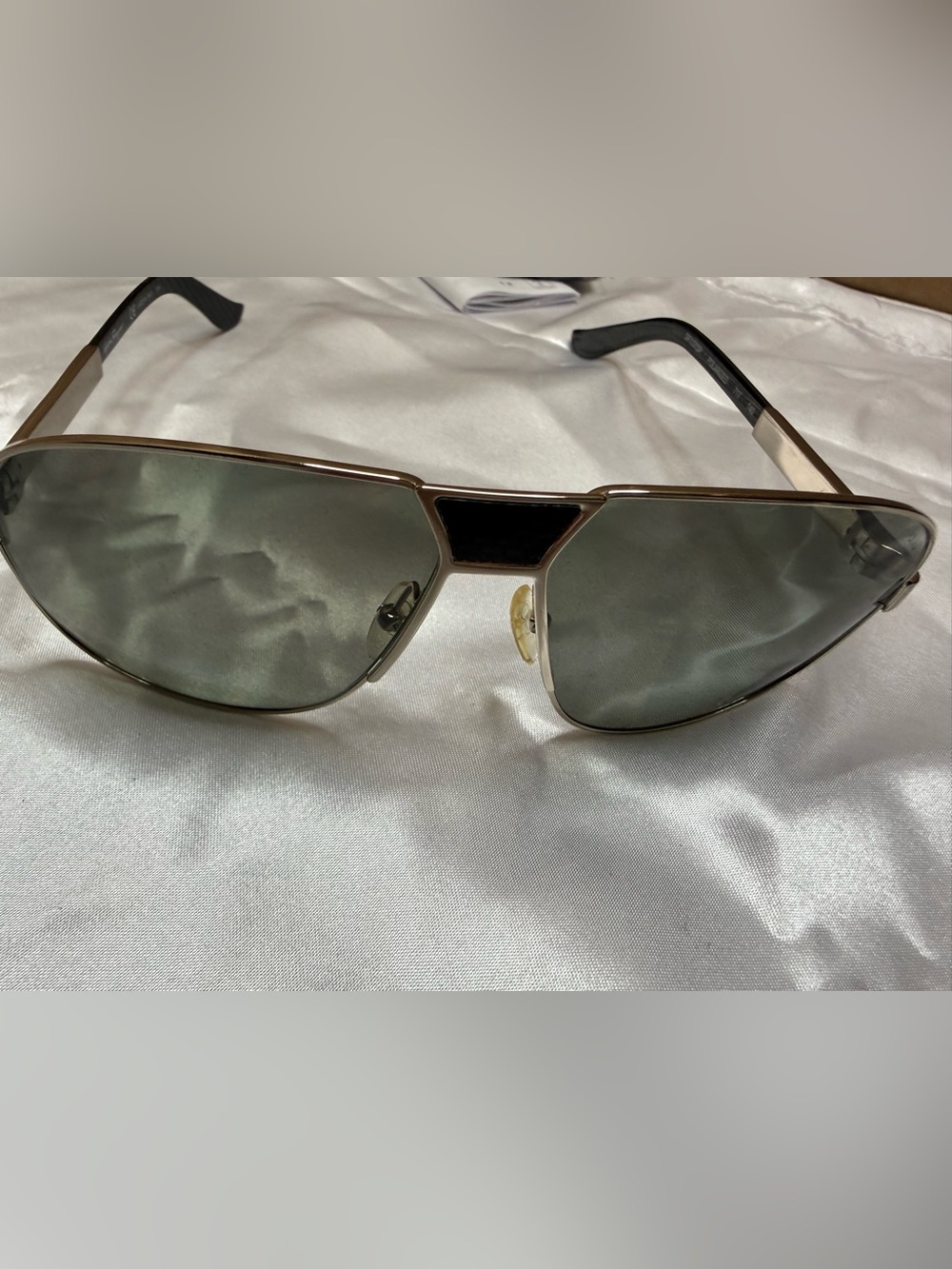 Salvatore Ferragamo SF137SP Polarized Aviator Sunglasses Gunmetal Italy - Picture 2 of 15